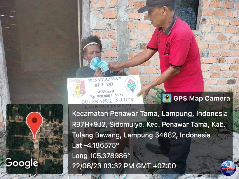 Kampung Sidomulyo Bagikan (BLT-DD) Tahap Ke Dua