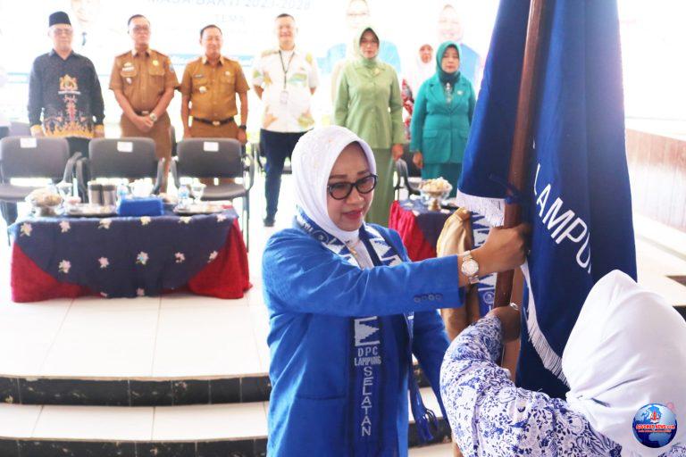 Dilantik dan Dikukuhkan, Bunda Reny Harap DPC dan DPRan IWAPI Lampung Selatan Dukung pembangunan Ekonomi