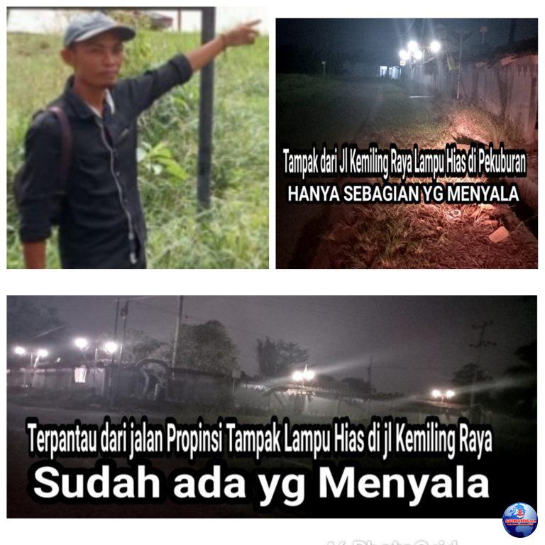 DLH Tuba Diapresiasi Gerak Cepatnya Nyalakan Lampu Hias 6 dari 12, Tidak Maksimal Akan di Pertanyakan