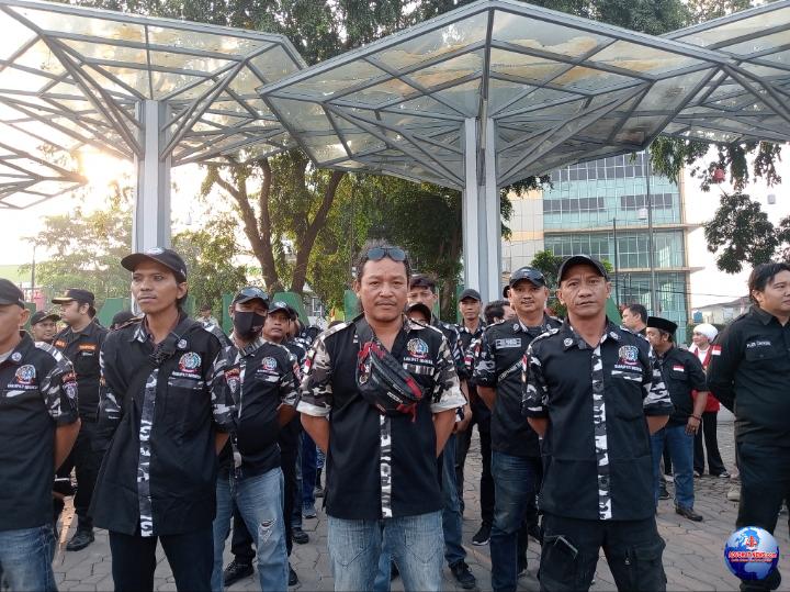 BANASPATI DPC Kota Bekasi Menghadiri Giat Upacara Bendera HUT RI-78 di Alun-Alun Kota Bekasi