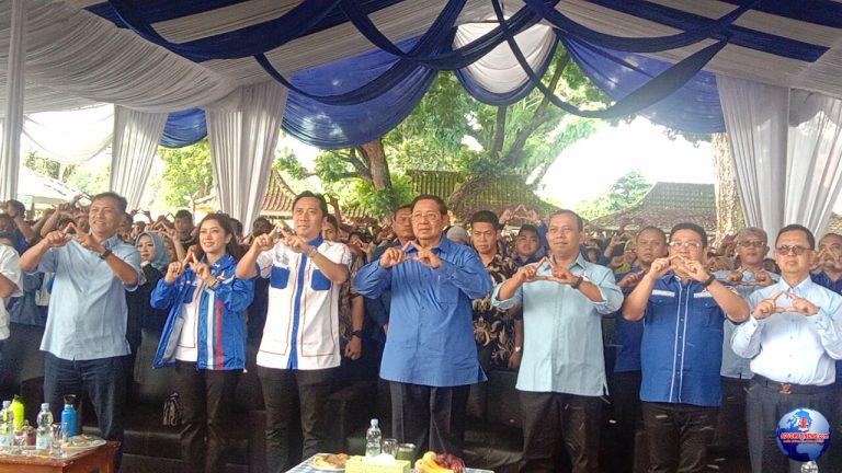 ” kunjungan SBY di Sukabumi, Ferdi Ferdian Optimis suara Partai Demokrat meningkat”