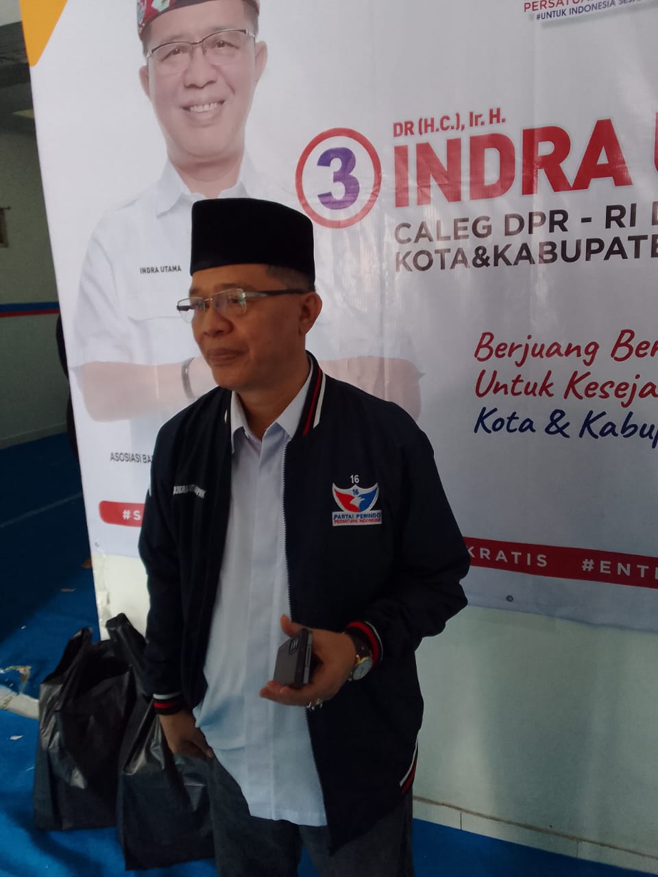 Indra Utama Caleg DPR-RI Rayakan Isra Mi’raj bersama warga dan anak Yatim-piatu