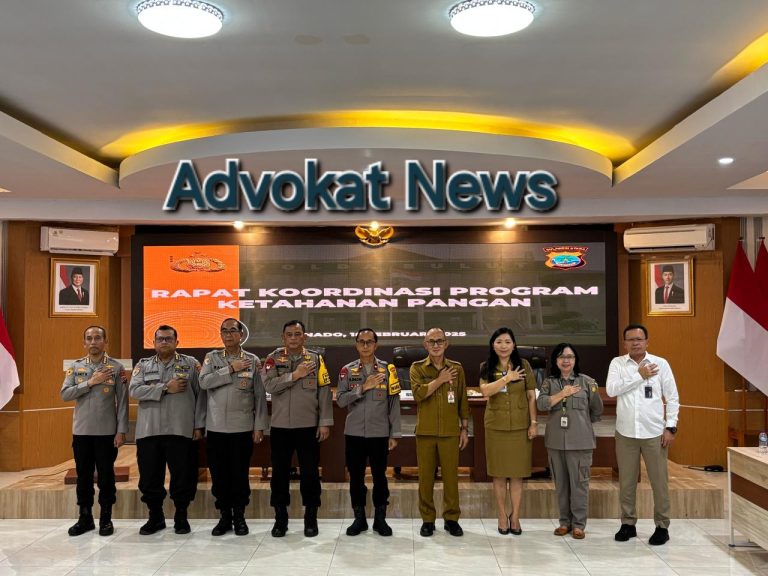 Polda Sulut Mengadakan Rapat Koordinasi Program Ketahanan Pangan