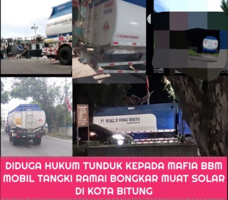 Diduga Polda Sulut Tidak Bisa Tindak Mafia BBM Di Minut Dan Bitung