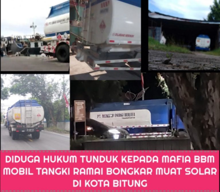 Diduga Dipelihara Mafia BBM Bongkar Muat Solar Dikota Bitung