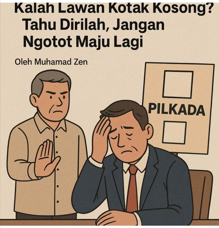 Nasihat Bijak Hidayat Arsani: Kalah Lawan Kotak Kosong? Tahu Dirilah, Jangan Ngotot Maju Lagi
