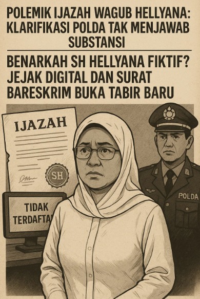 Benarkah SH Hellyana Fiktif? Jejak Digital dan Surat Bareskrim Buka Tabir Baru