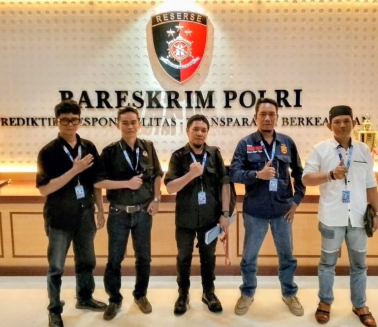 Redaksi Media Advokatnews Bersama PJN Kunjungi Gedung Kantor Bareskrim Mabes Polri Gelar Data Berbagai Temuan Dugaan Kasus